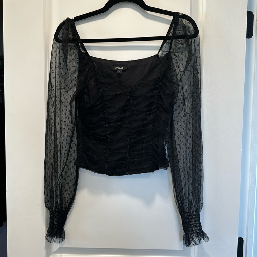 Nasty Gal mesh top